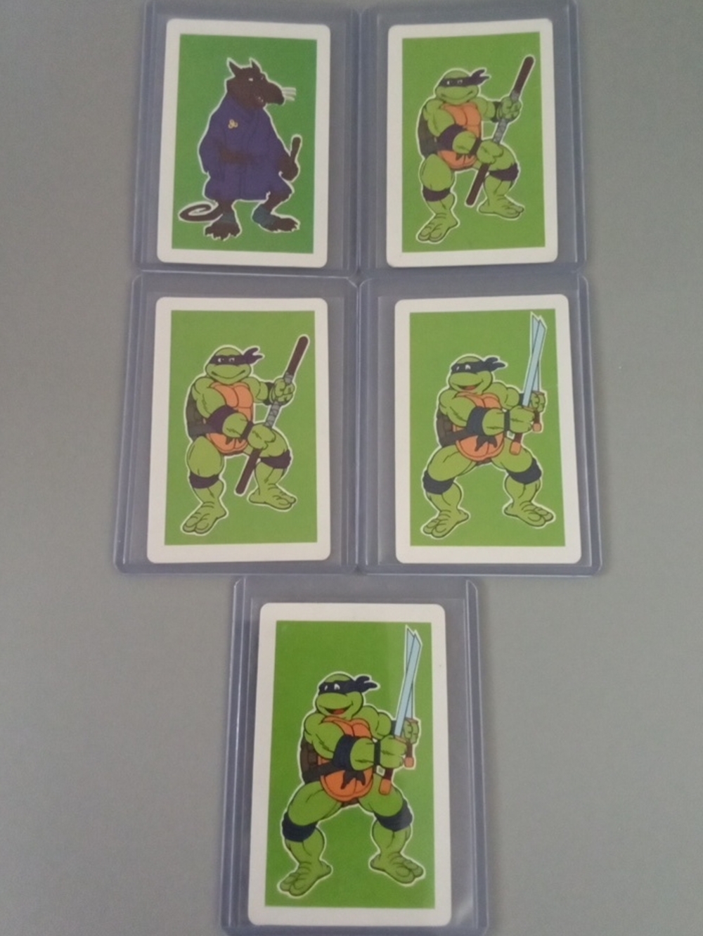 Green Ninja Turtle Trading Cards - Kids Collectible Deck